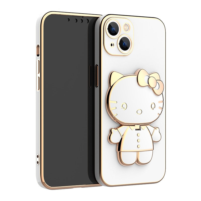 3-in-1 Hello Kitty Makeup Mirror Phone Case