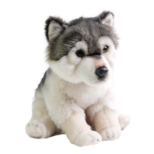 Baby wolf plush deals