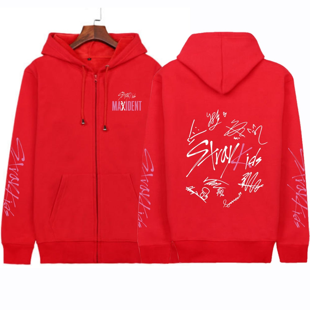 Stray Kids Maxident Zip Hoodie