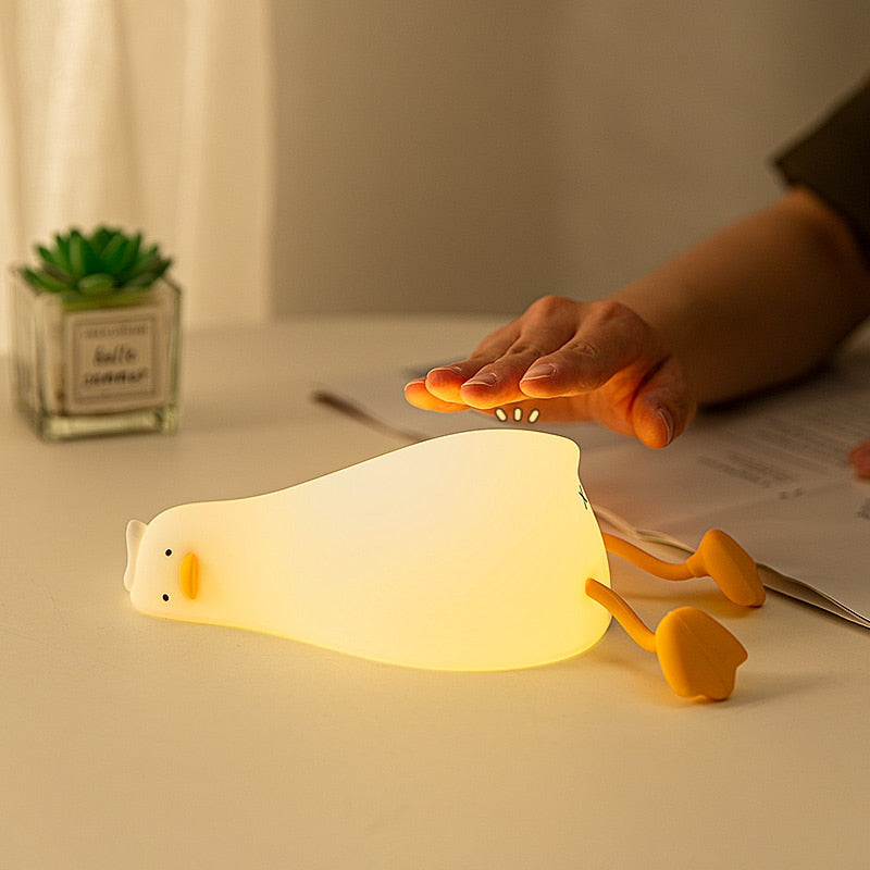Laying Duck Night Light