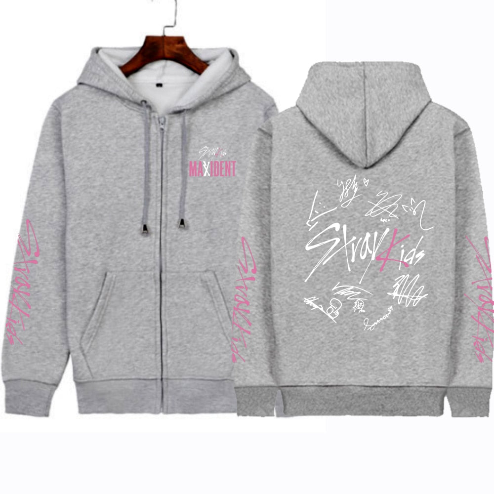 Stray Kids Maxident Zip Hoodie