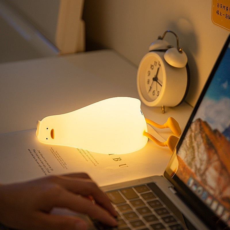 Laying Duck Night Light