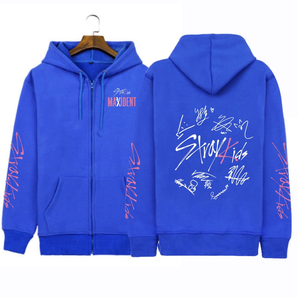 Stray Kids Maxident Zip Hoodie
