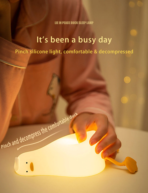 Laying Duck Night Light