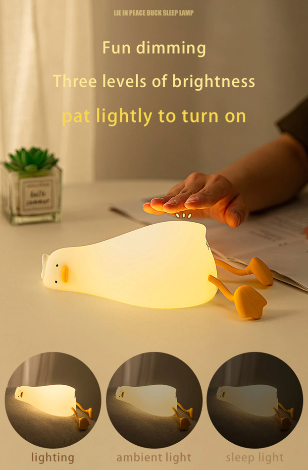 Laying Duck Night Light