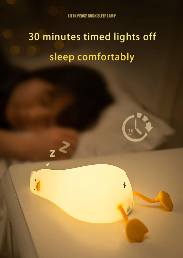 Laying Duck Night Light