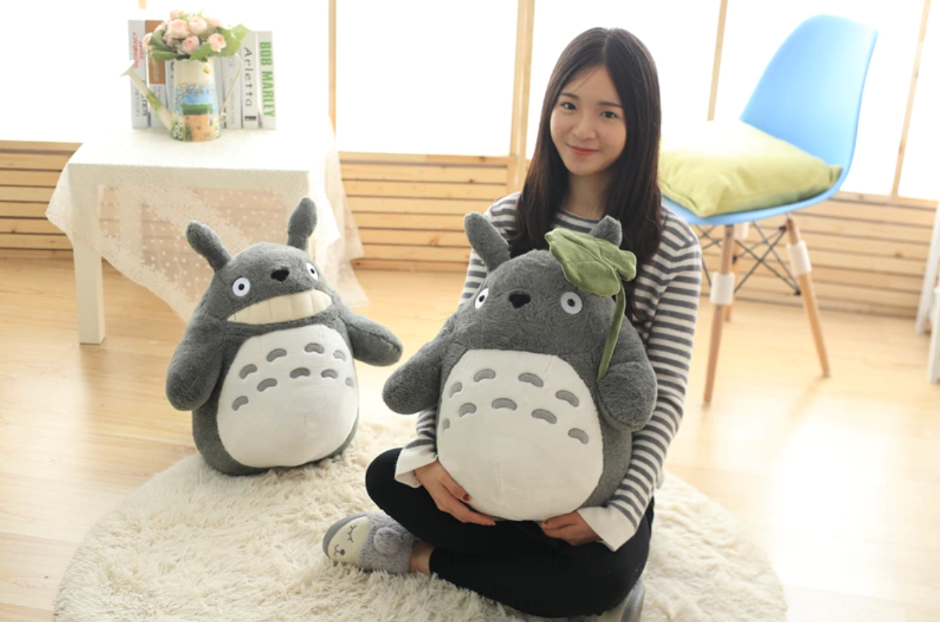 Totoro Leaf Umbrella Plushie