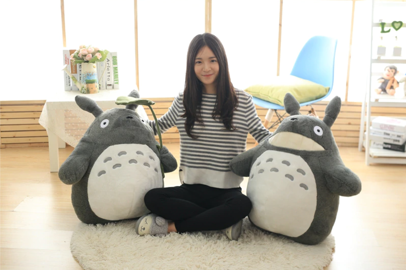Totoro Leaf Umbrella Plushie