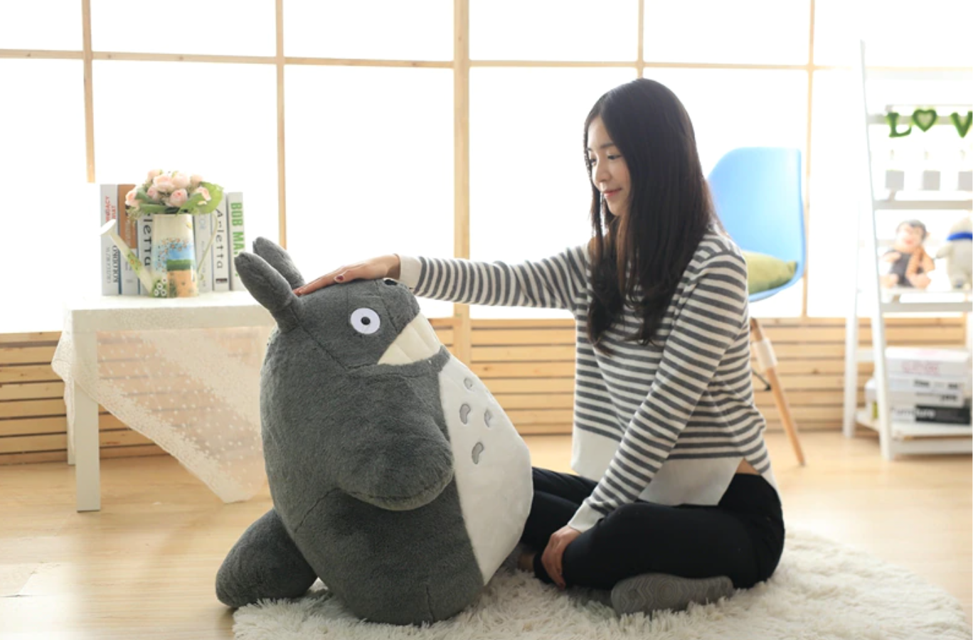 Totoro Leaf Umbrella Plushie