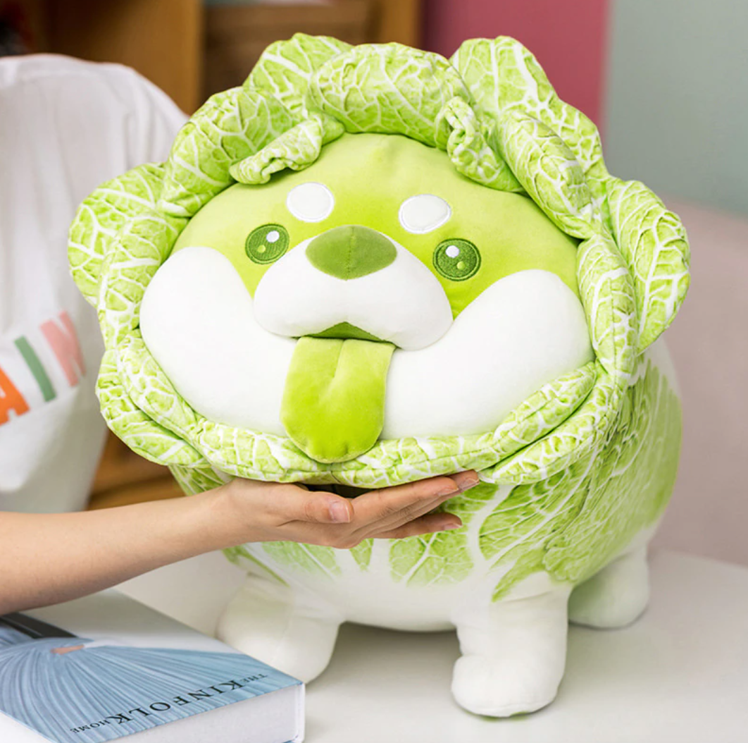 Cabbage Dog Plushie