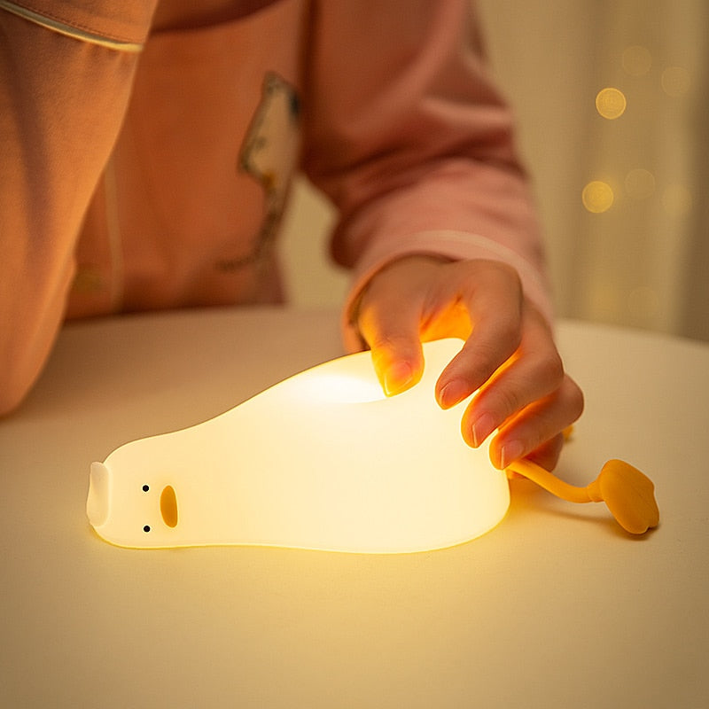Laying Duck Night Light