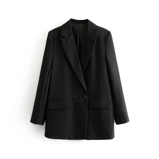 Tangada Notched Collar Blazer