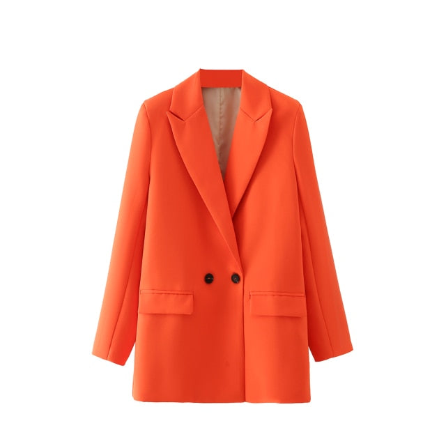 Tangada Notched Collar Blazer