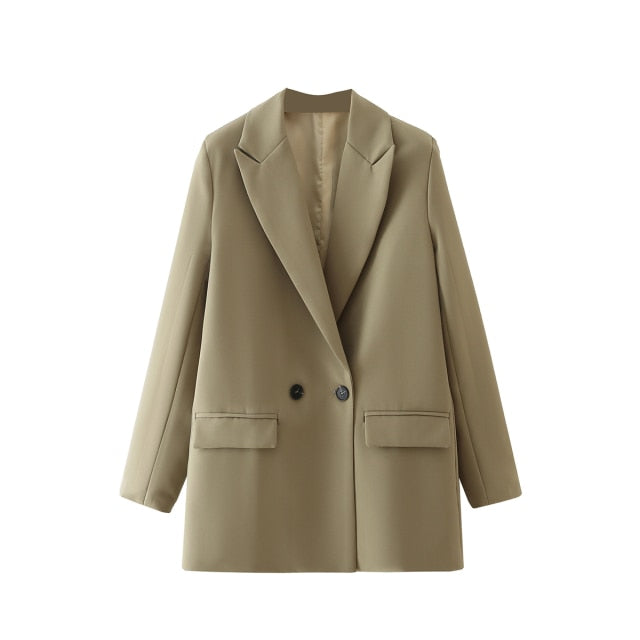 Tangada Notched Collar Blazer
