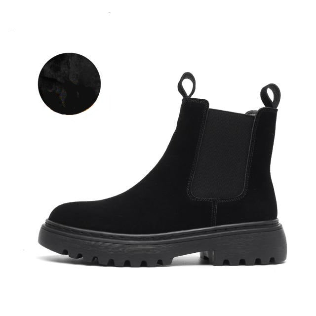 Anne Suede Chelsea Boots