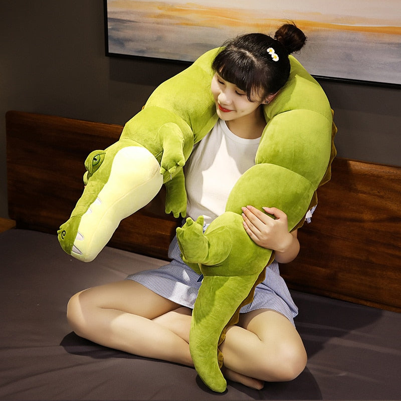 Alligator Long Plushie Pillow