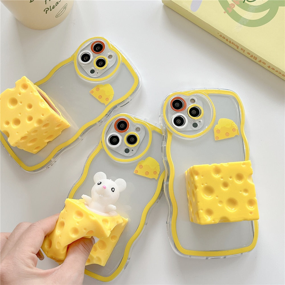 Cheese Mouse Phone Case My Kawaii Heart