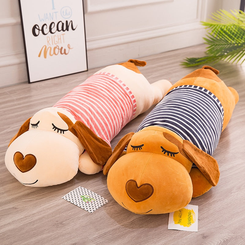 Sleeping on sale dog plush