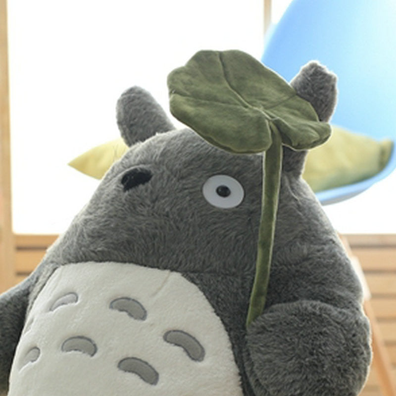 Totoro Leaf Umbrella Plushie