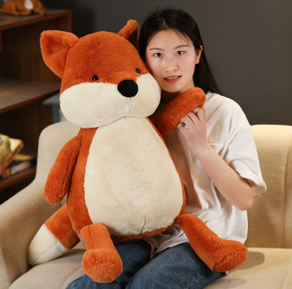 Kawaii Fox Plush – My Heart Teddy