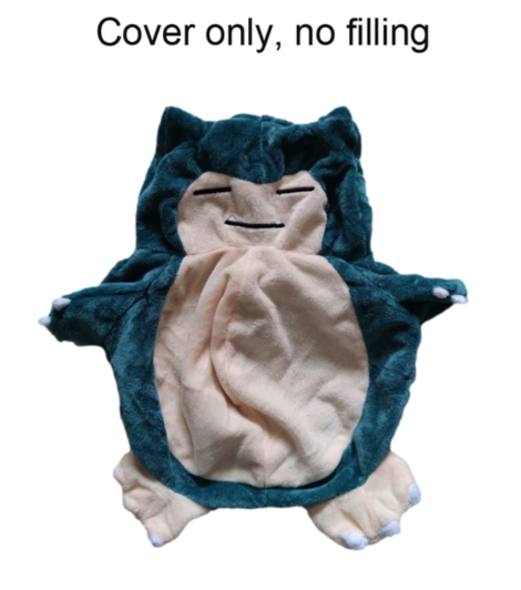 Pokemon Snorlax Sleeping Plush (Size: No selection: 50cm)