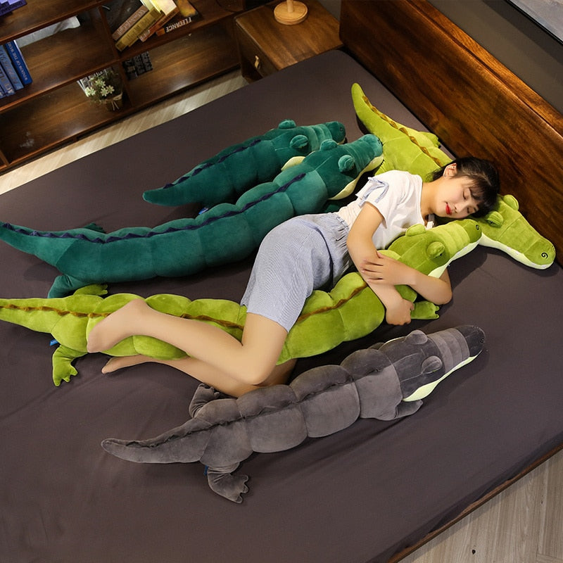 Alligator Long Plushie Pillow