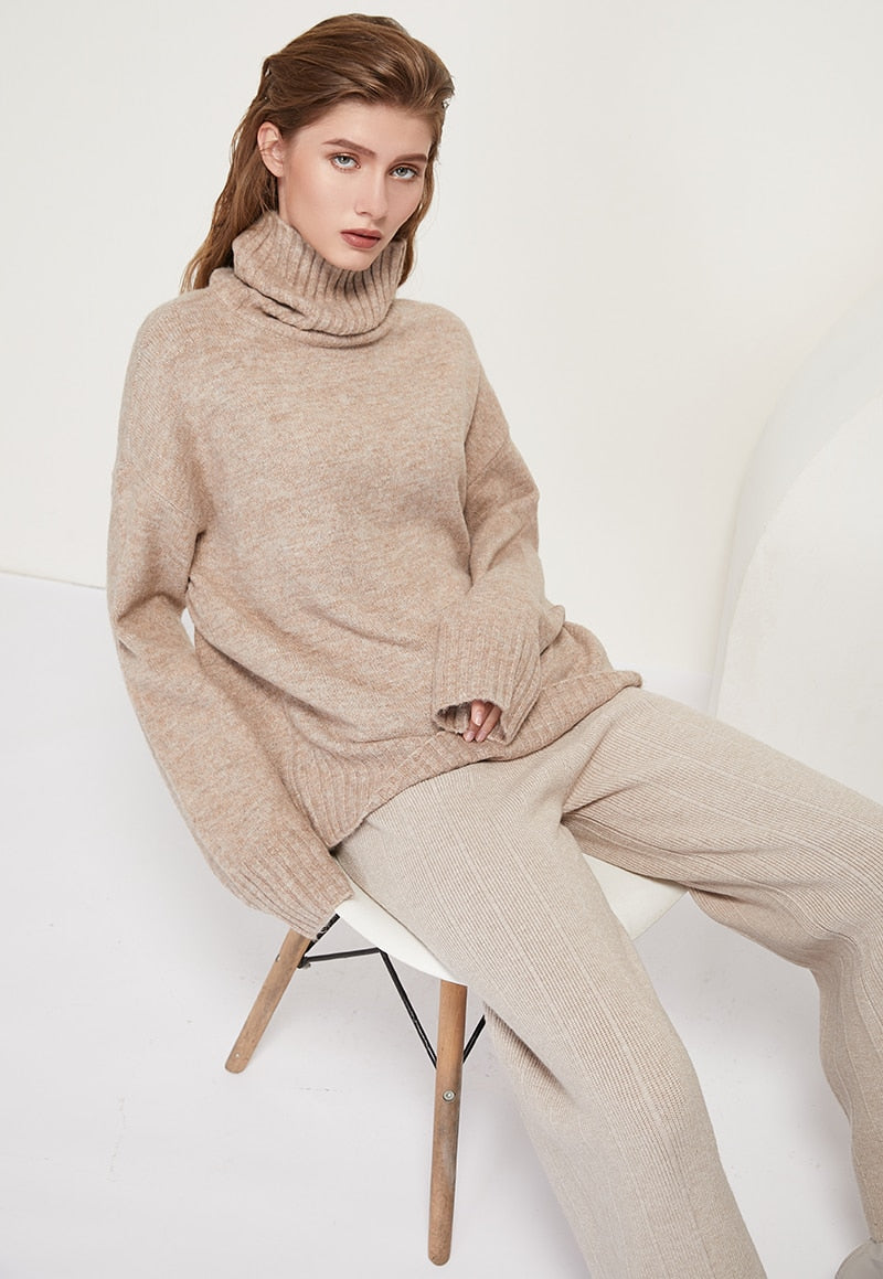 Zahara Mohair Wool Turtleneck