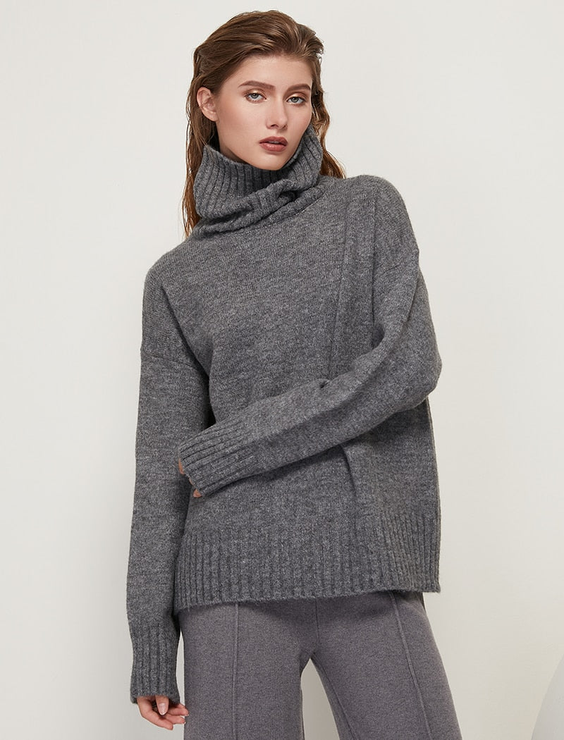 Zahara Mohair Wool Turtleneck