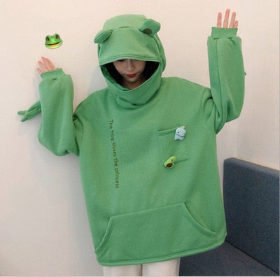 Frog sweatshirt hot sale