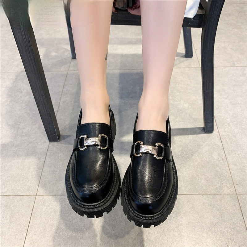 Julianne Buckle Loafers