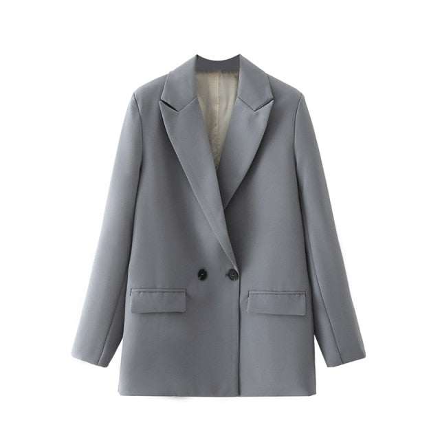 Tangada Notched Collar Blazer