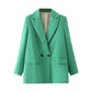 Tangada Notched Collar Blazer