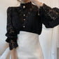 Lily Petal Sleeve Lace Blouse