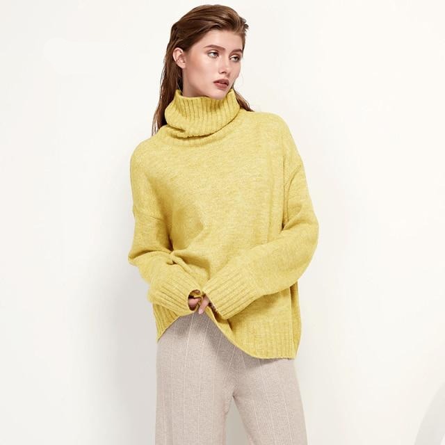 Zahara Mohair Wool Turtleneck