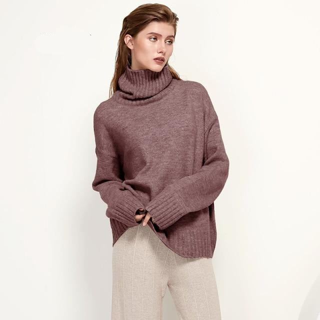 Zahara Mohair Wool Turtleneck